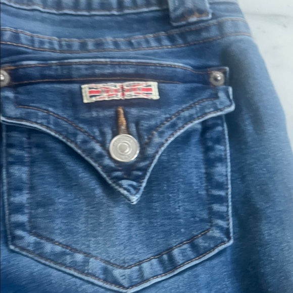 Hudson Jeans Women's Classic Blue Boot Cut Jeans - Picture 7 of 9